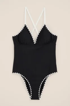 badpak met embroidery