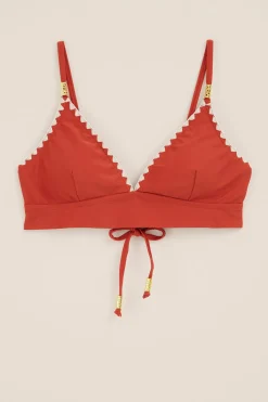 bikinitop met embroidery