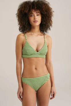bikini top met structuur