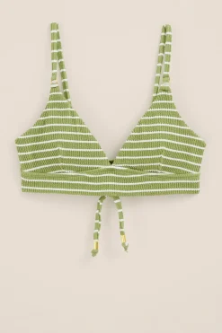bikini top met structuur