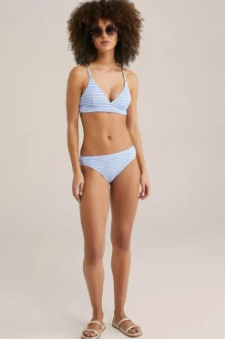 bikini top met structuur