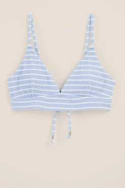bikini top met structuur