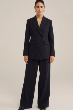 blazer met dessin van wolmix