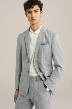 blazer met krijtstreep
