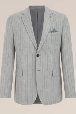 blazer met krijtstreep
