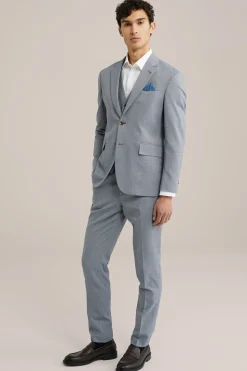blazer met micropatroon