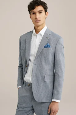 blazer met micropatroon