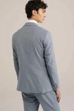blazer met micropatroon