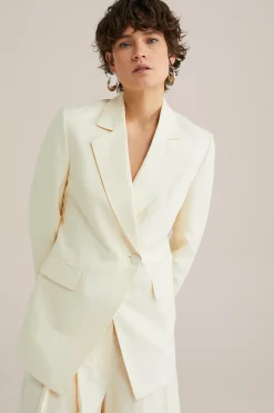 blazer van linnenmix - THE ICONIC BLAZER