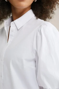 blouse met ballonmouwen