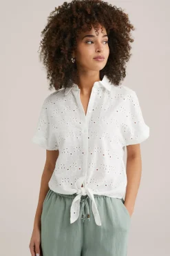 blouse met embroidery