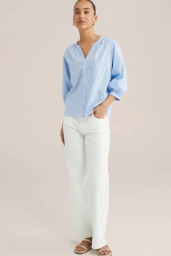 blouse met embroidery