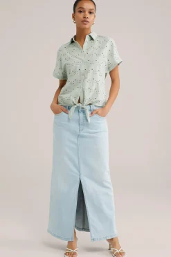 blouse met embroidery