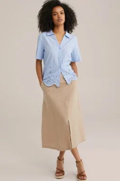 blouse met embroidery
