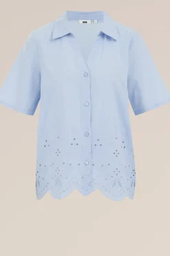 blouse met embroidery