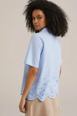 blouse met embroidery