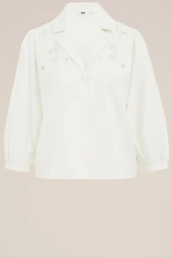 blouse met embroidery