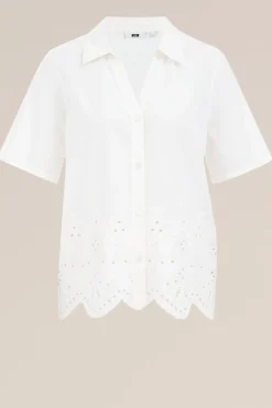 blouse met embroidery