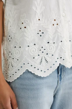 blouse met embroidery