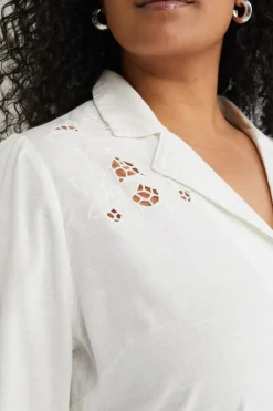 blouse met embroidery - Curve