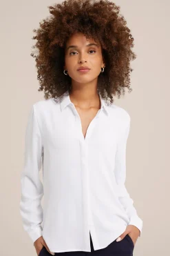 blouse met fijne structuur