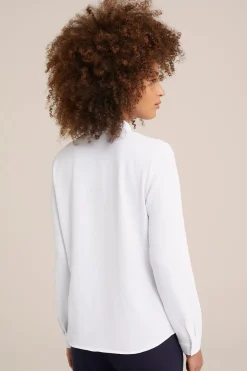 blouse met fijne structuur