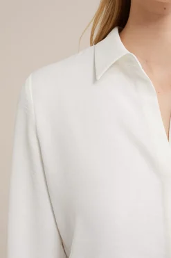 blouse met fijne structuur