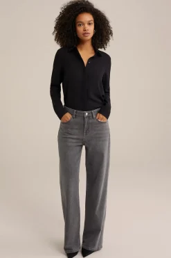 blouse met fijne structuur