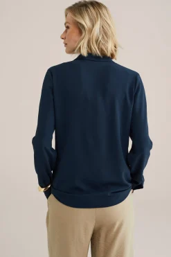 blouse met fijne structuur