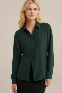 blouse met fijne structuur