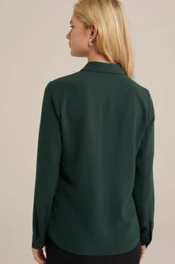 blouse met fijne structuur