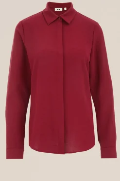 blouse met fijne structuur