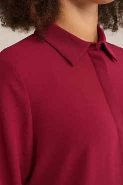 blouse met fijne structuur