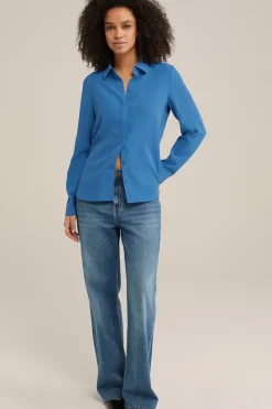 blouse met fijne structuur