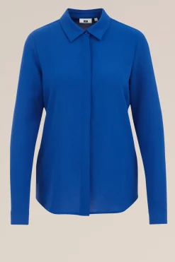 blouse met fijne structuur