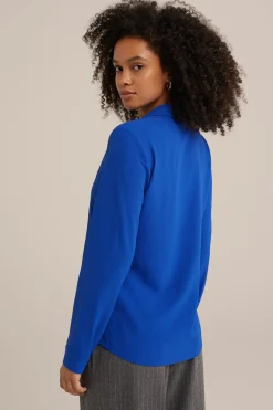 blouse met fijne structuur