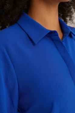 blouse met fijne structuur