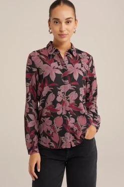 blouse met fijne structuur