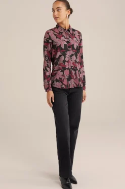 blouse met fijne structuur