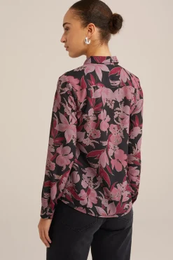 blouse met fijne structuur