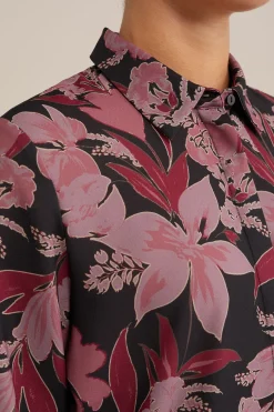 blouse met fijne structuur
