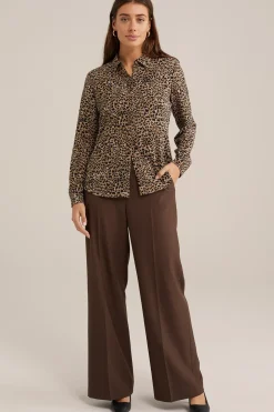 blouse met fijne structuur