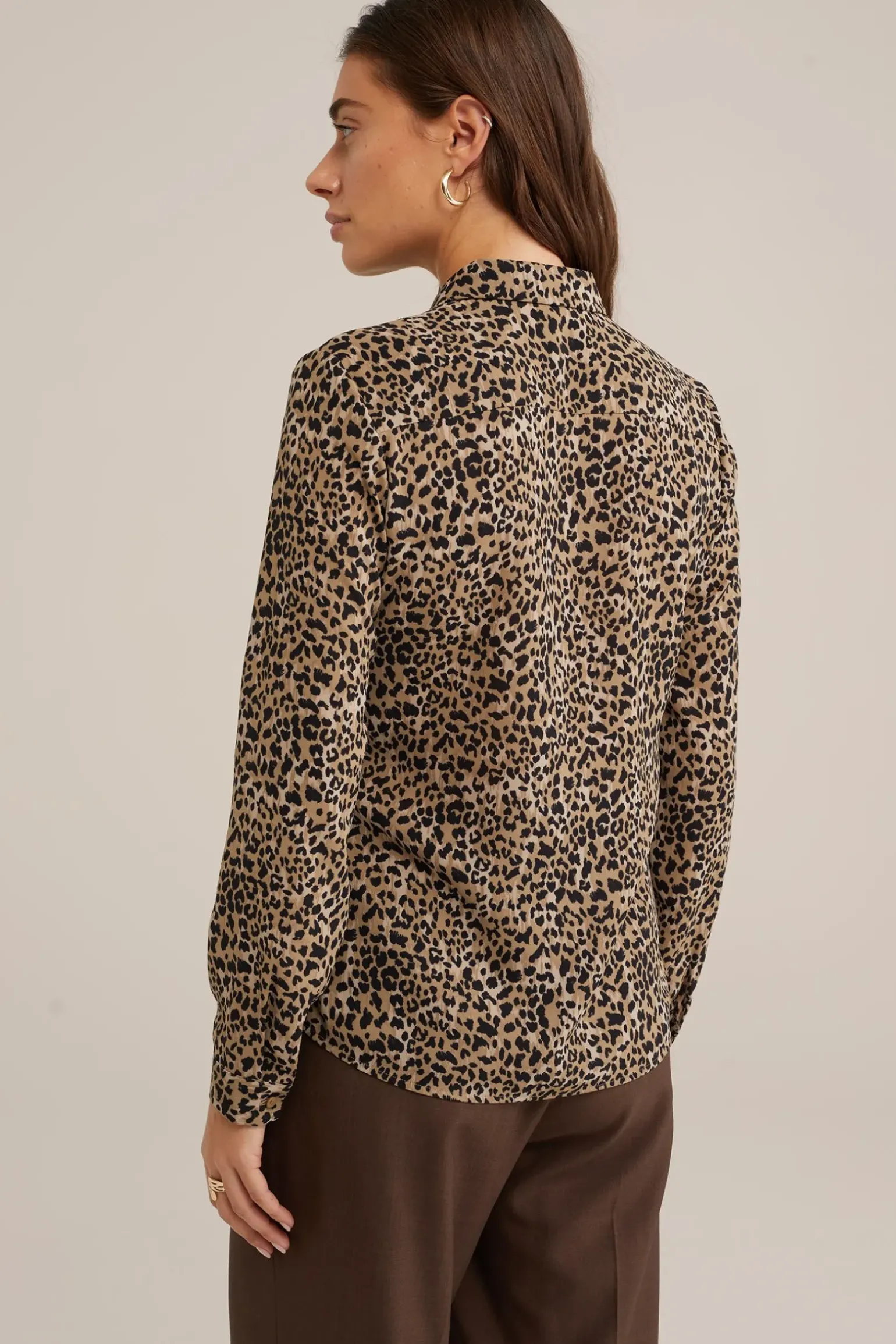 blouse met fijne structuur