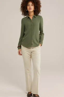 blouse met fijne structuur