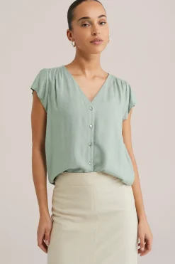 blouse met jacquard-dessin