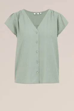 blouse met jacquard-dessin