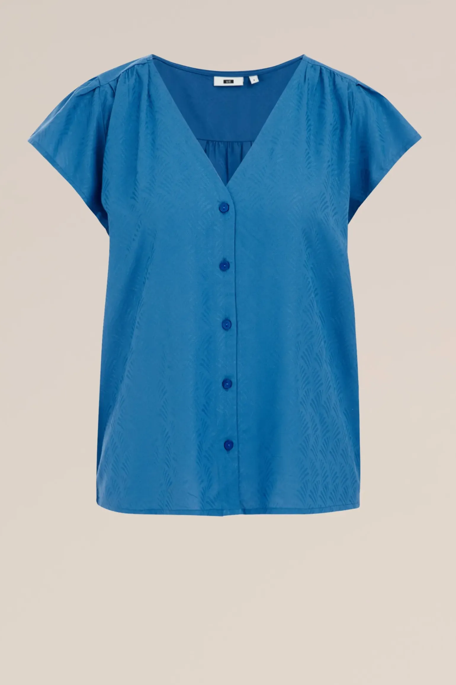 blouse met jacquard-dessin