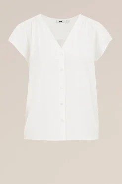 blouse met jacquard-dessin