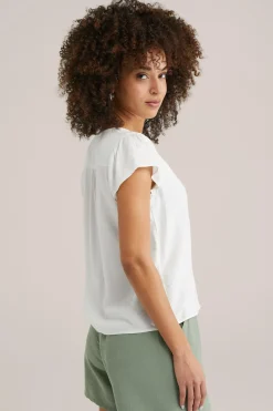 blouse met jacquard-dessin