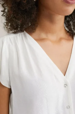 blouse met jacquard-dessin